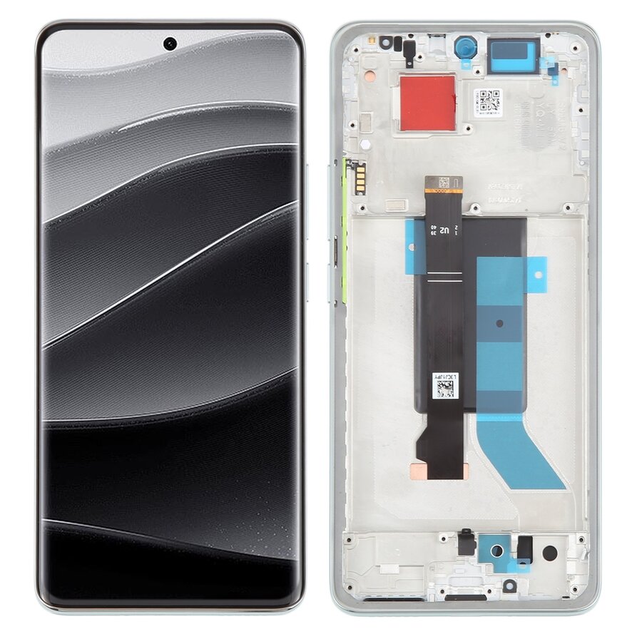 Display with Touch Screen Replacement for Xiaomi Redmi Note 14 Pro Plus 5G 3 Xiaomi Redmi Note 14 Pro Plus 5G Display and Touch Screen Combo Replacement Price in India Chennai - With Frame Green - 1
