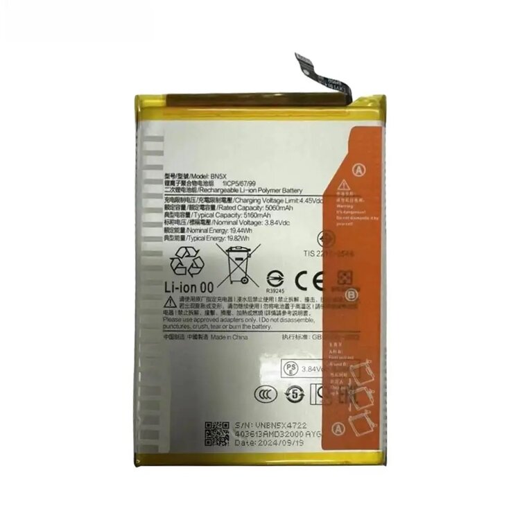 Battery Replacement for Xiaomi Redmi 14C 5G - BN5X 1 Original Xiaomi Redmi 14C 5G Battery Replacement Price in Chennai India - BN5X